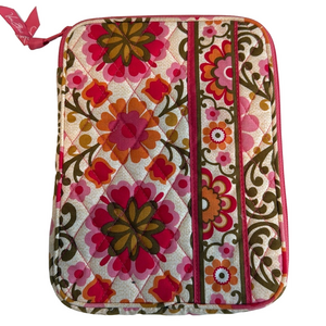 Vera Bradley quilted pink/ green floral tablet / ipad case